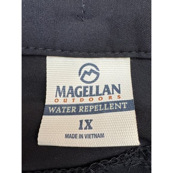 Magellan Outdoors Pants Womens 1X Water Repellent Hiking Stretch Drawstring - Picture 9 of 10